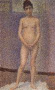 Georges Seurat Standing Female Nude oil painting